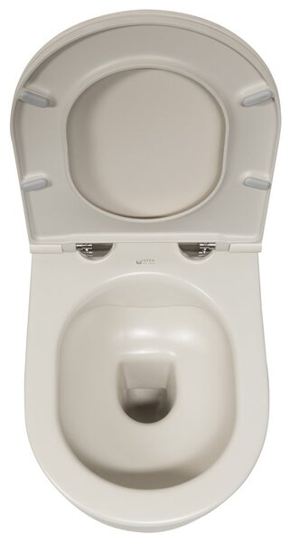 Isvea Isvea, INFINITY závesná WC misa, Rimless, 36,5x53cm, Ivory, 10NF02005-2K