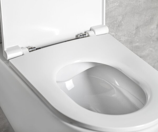 Isvea Isvea, INFINITY závesná WC misa, Rimless, 36,5x53cm, biela, 10NF02005