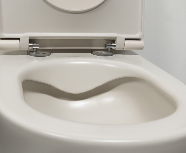 Isvea Isvea, INFINITY závesná WC misa, Rimless, 36,5x53cm, Ivory, 10NF02005-2K