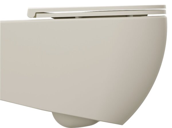 Isvea Isvea, INFINITY závesná WC misa, Rimless, 36,5x53cm, Ivory, 10NF02005-2K