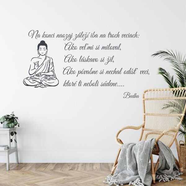 Samolepka - Budha