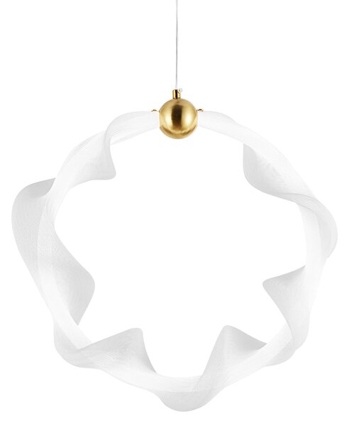 Toolight Toolight, LED závesné osvetlenie 22W, 4000K, 1540lm, G014-1CP, biela-zlatá, OSW-06361