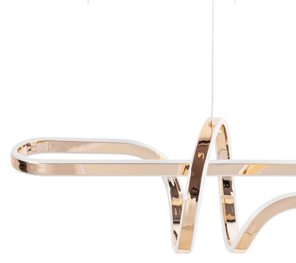 Toolight Toolight, LED stropné osvetlenie 98cm, 100W, 4000K, G039-CP, zlatá lesklá, OSW-06306