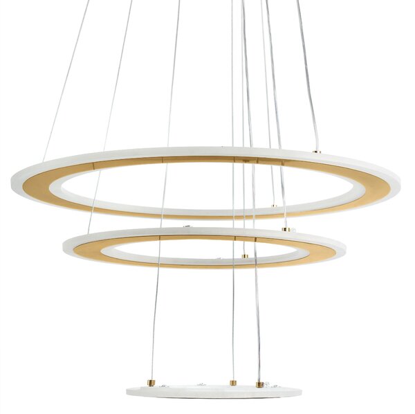 Toolight Toolight, LED stropné svietidlo 46cm, 100W, LED G041-3CP, zlatá matná, OSW-06308