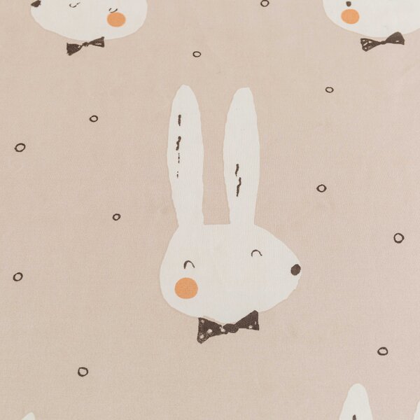 Plachta z mikrovlákna 140x240 cm a povlak na vankúš 50x70 cm WHITE RABBIT, béžové