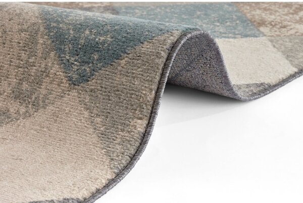 Modrý/béžový behúň 80x200 cm Terrain – Hanse Home