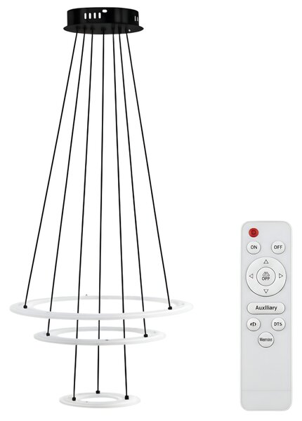 Toolight Toolight, LED stropné osvetlenie 46cm, G040-3CP, čierna, OSW-06307