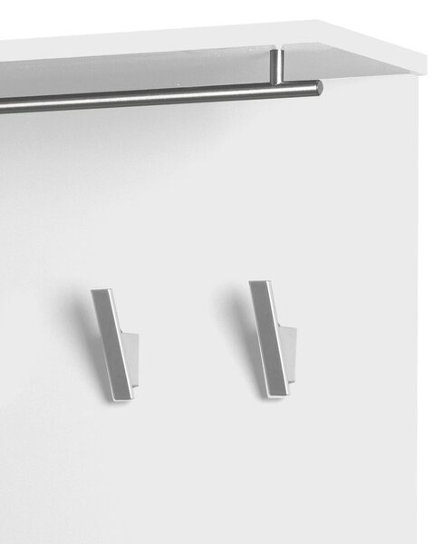 VEŠIAKOVÝ PANEL, biela, 60/110,6/20,9 cm MID.YOU - Vešiakové steny, Online Only