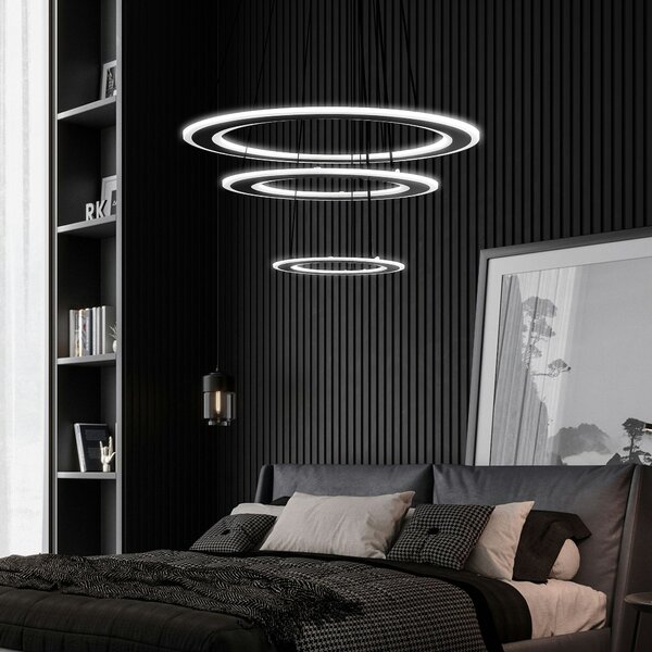 Toolight Toolight, LED stropné osvetlenie 46cm, G040-3CP, čierna, OSW-06307
