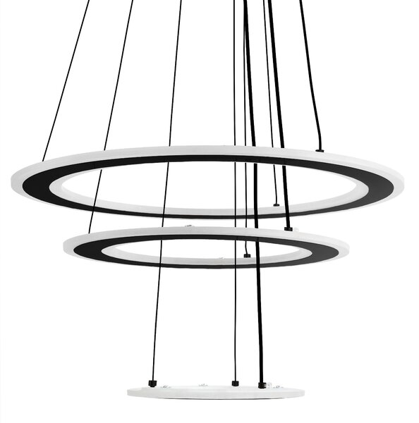 Toolight Toolight, LED stropné osvetlenie 46cm, G040-3CP, čierna, OSW-06307