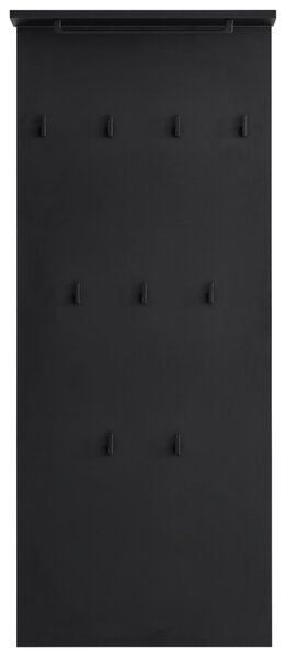VEŠIAKOVÝ PANEL, čierna, 50/110,6/20,9 cm MID.YOU - Vešiakové steny, Online Only
