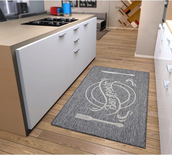 Sivobéžový koberec 92x150 cm Cucina – Hanse Home