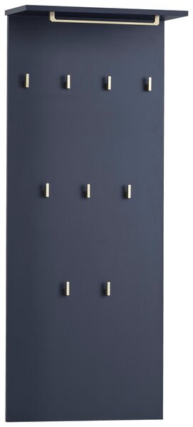 VEŠIAKOVÝ PANEL, modrá, 50/110,6/20,9 cm MID.YOU - Vešiakové steny, Online Only