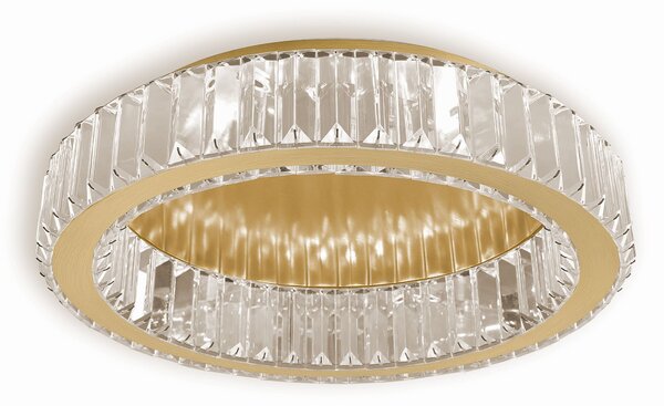 Toolight Toolight, stropné svietidlo 50cm, 30W, 4000K, 1400lm, APP1722-C, zlatá matná, OSW-09303