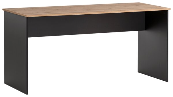 PÍSACÍ STÔL, čierna, farba duba, 65/150/73,6 cm MID.YOU - Online Only kancelárie, Online Only