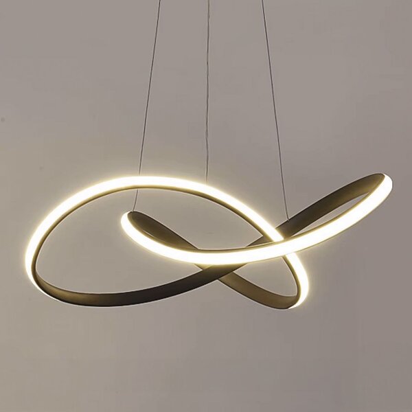 Toolight Toolight, LED stropné svietidlo 50cm, 32W + diaľkové ovládanie, G006-CP, čierna, OSW-09747