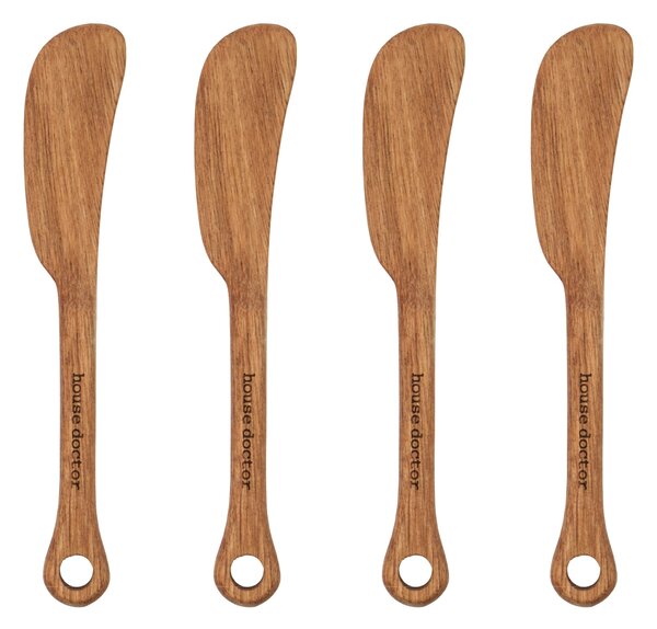 Drevený nôž na msslo Eya – set 4 ks