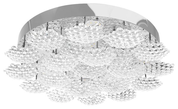 Toolight Toolight, LED stropné svietidlo 45cm, MS014-C, chrómová, OSW-09626