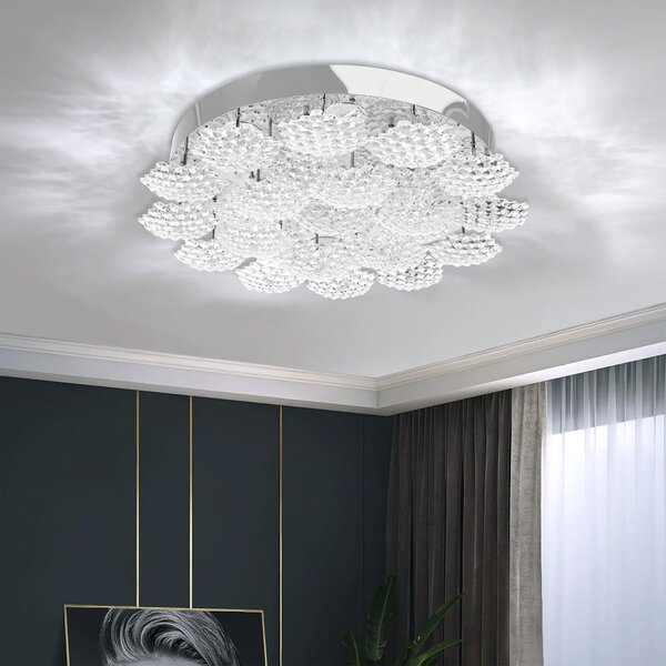 Toolight Toolight, LED stropné svietidlo 45cm, MS014-C, chrómová, OSW-09626