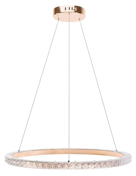 Toolight Toolight, LED stropné osvetlenie 59cm, 36W, 4000K, MS009-C, ružové zlato, OSW-09619