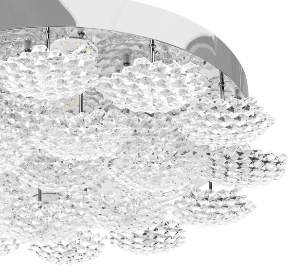 Toolight Toolight, LED stropné svietidlo 45cm, MS014-C, chrómová, OSW-09626
