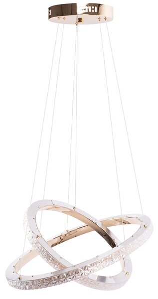 Toolight Toolight, LED stropné osvetlenie 50cm, 42W, 4000K, 2500lm, MS012-CP, ružové zlato, OSW-09624