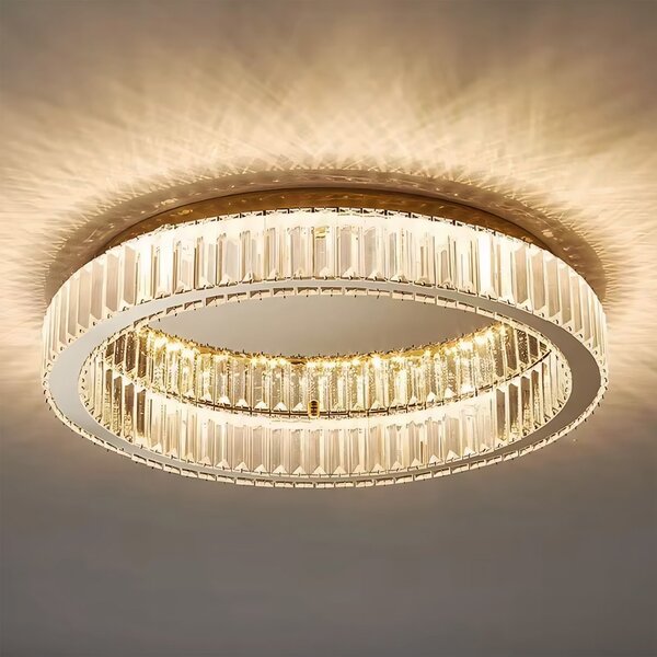 Toolight Toolight, stropné svietidlo 60cm, 36W, 4000K, 1680lm, APP1724-C, zlatá matná, OSW-09305