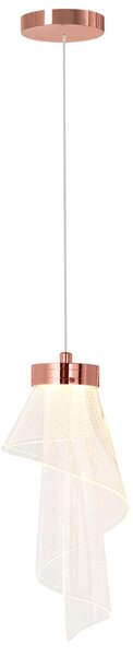 Toolight Toolight, LED závesné svietidlo, 10W, 4000K, 467lm, APP1765-1CP, ružové zlato, OSW-09309