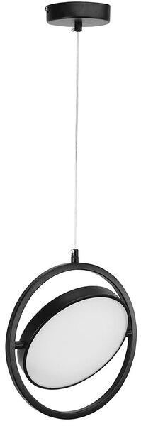 Toolight Toolight, LED závesné svietidlo 26cm, 5W, 4000K, APP1790-CP, čierna, OSW-06067
