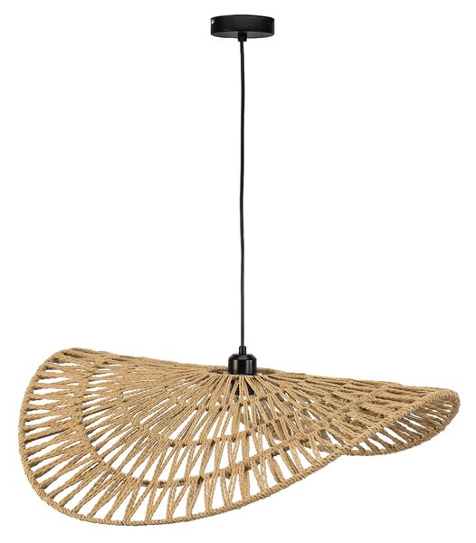 Toolight Toolight, závesné stropné svietidlo 80cm, 1xE27, APP1740-1C, čierna-hnedá, OSW-06063