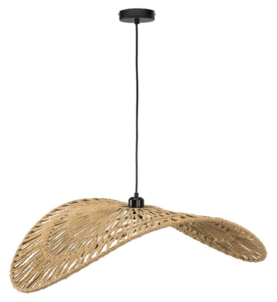Toolight Toolight, závesné stropné svietidlo 80cm, 1xE27, APP1740-1C, čierna-hnedá, OSW-06063
