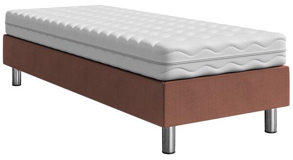 Mirjan24 Čalúnená jednolôžková posteľ Estelle B, Dostupné poťahy: ekokoža Soft 017 (biela), Rozmer postele: 80x200 5903211020858