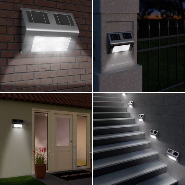 Solárna nástenná LED lampa