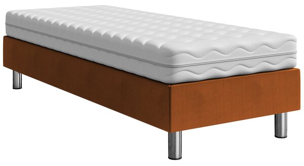Mirjan24 Čalúnená jednolôžková posteľ Estelle B, Dostupné poťahy: ekokoža Soft 017 (biela), Rozmer postele: 80x200 5903211020858