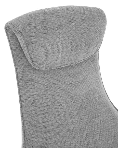 RELAXAČNÉ KRESLO S PODNOŽKOU, textil, sivá Welnova - Kreslá