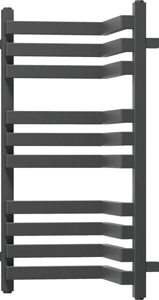 Mexen Loop, kúpeľňový radiátor 750 x 375 mm, 413 W, antracitová, W129-0750-350-00-66