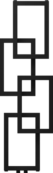 Mexen Grid, dekoratívny kúpeľňový radiátor 1115 x 360 mm, 279 W, čierna, W215-1115-360-00-70