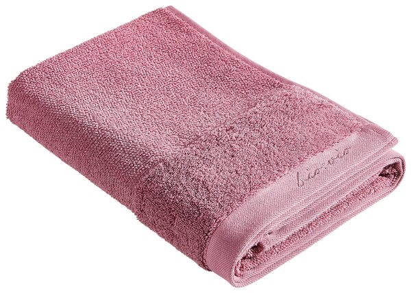 UTERÁK, 70/140 cm, tmavoružová, hnedofialová Bio:Vio - Kúpeľňový textil