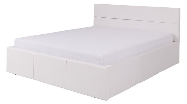 Manželská posteľ CALABRINI C-06 Farba: Biela