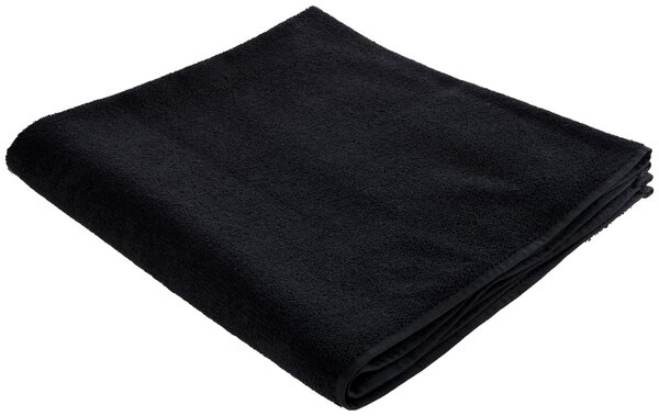 OSUŠKA, 80/190 cm, čierna Bio:Vio - Kúpeľňový textil