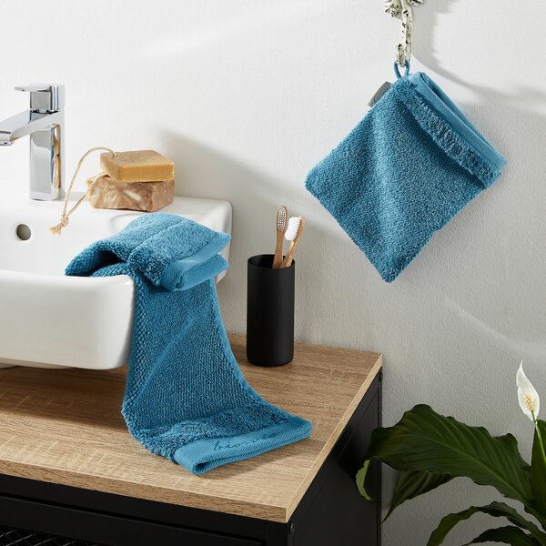 UTERÁK PRE HOSTÍ, 30/50 cm, petrolejová Bio:Vio - Kúpeľňový textil