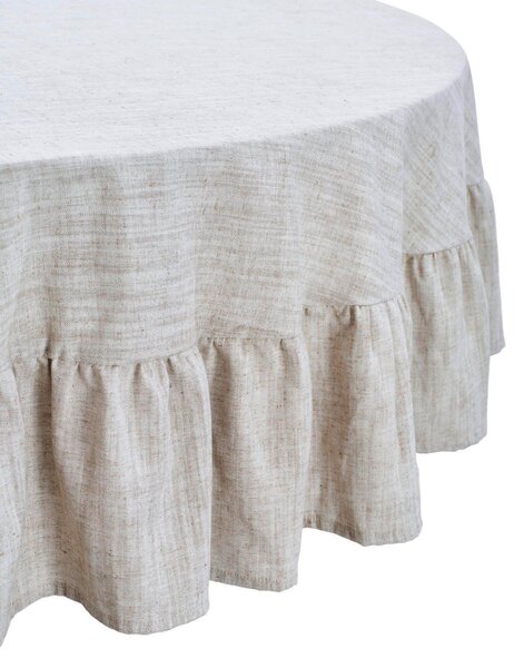 OBRUS, 160/160 cm, béžová Svanefors - Textil do domácnosti, Online Only