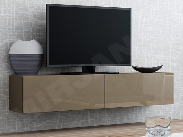 Mirjan24 TV skrinka Zigo 140, Farby: biela / biely lesk 5902928699746