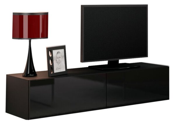 Mirjan24 TV skrinka Zigo 140, Farby: biela / biely lesk 5902928699746