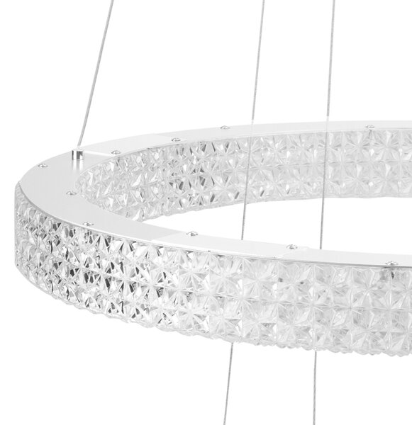 Toolight Toolight, LED stropné svietidlo 60cm, 76W, 4000K, MS008-CP, chrómová, OSW-09618
