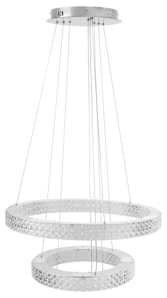 Toolight Toolight, LED stropné svietidlo 60cm, 64W, 4000K, 5000lm, MS007-CP, chrómová, OSW-09617
