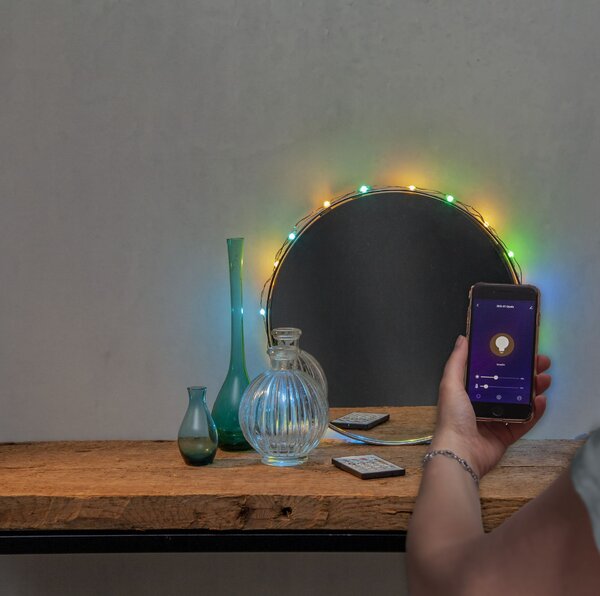 Inteligentná LED svetelná reťaz Multicolor + White 3 m