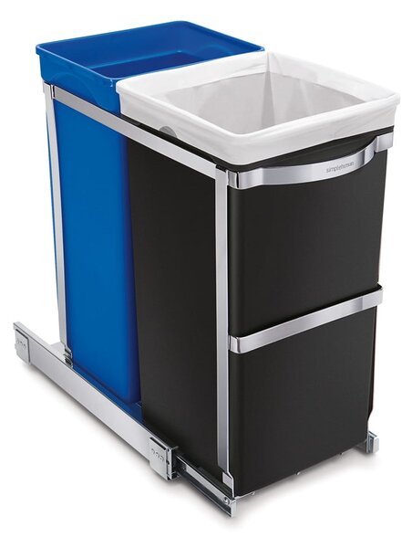 Plastový odpadkový kôš 35 l Dual - simplehuman