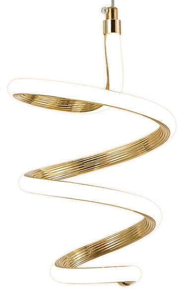 Toolight Toolight, LED závesné svietidlo 3x20W, 4000K, 4000lm, G075-3CPR, zlatá, OSW-08661