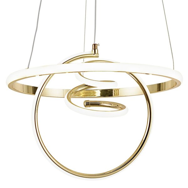 Toolight Toolight, LED závesné svietidlo 3x20W, 4000K, G066-CP, zlatá lesklá, OSW-08699